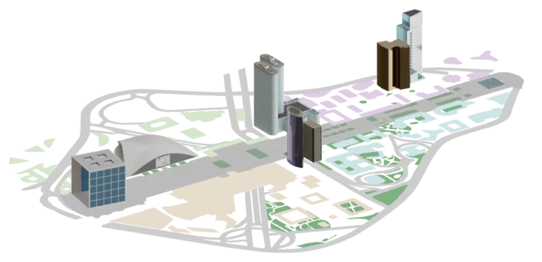 Carte pour l'escape game en extérieur "Défense 2.0" à la Défense.